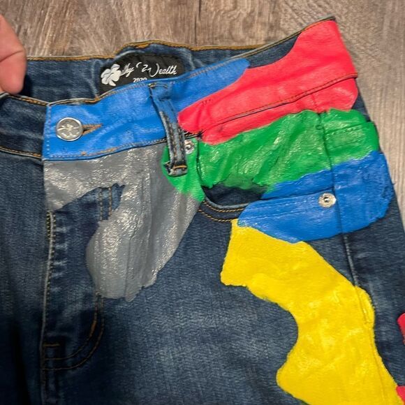 Filthy Wealth Colorful Camo Jeans - Picture 9 of 16